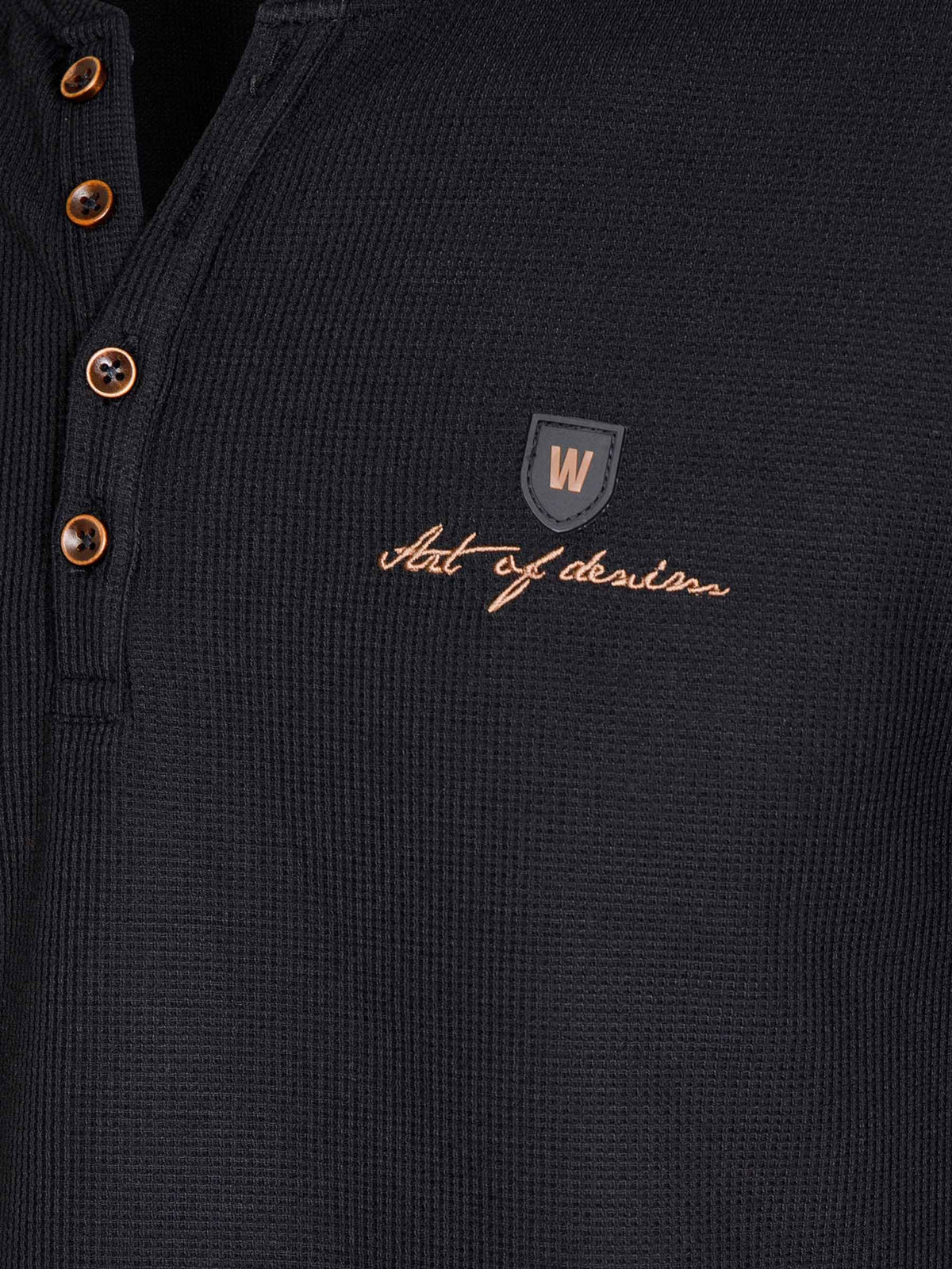 The Aston Black Tshirt Wam Denim