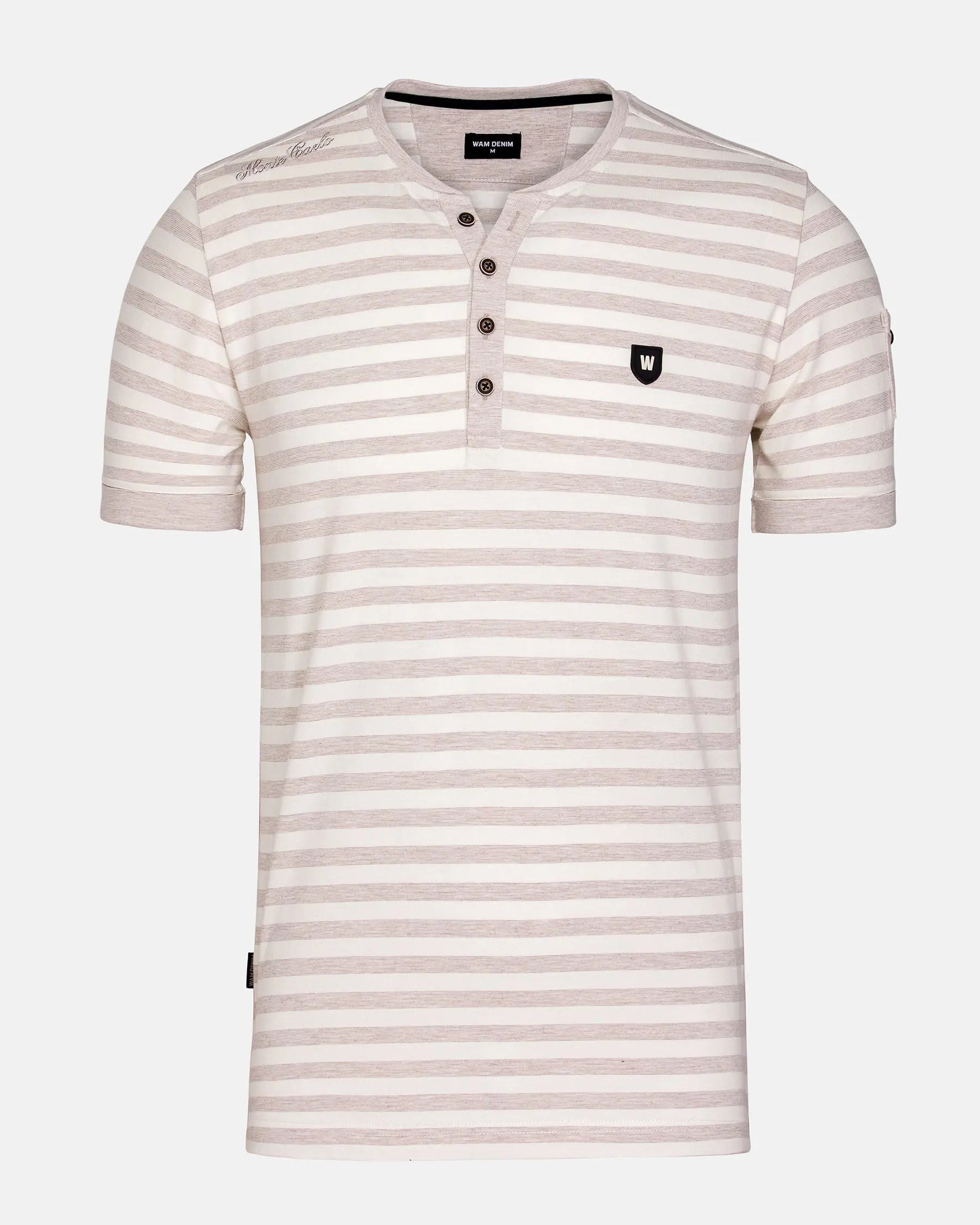The Damien Beige Tshirt Wam Denim