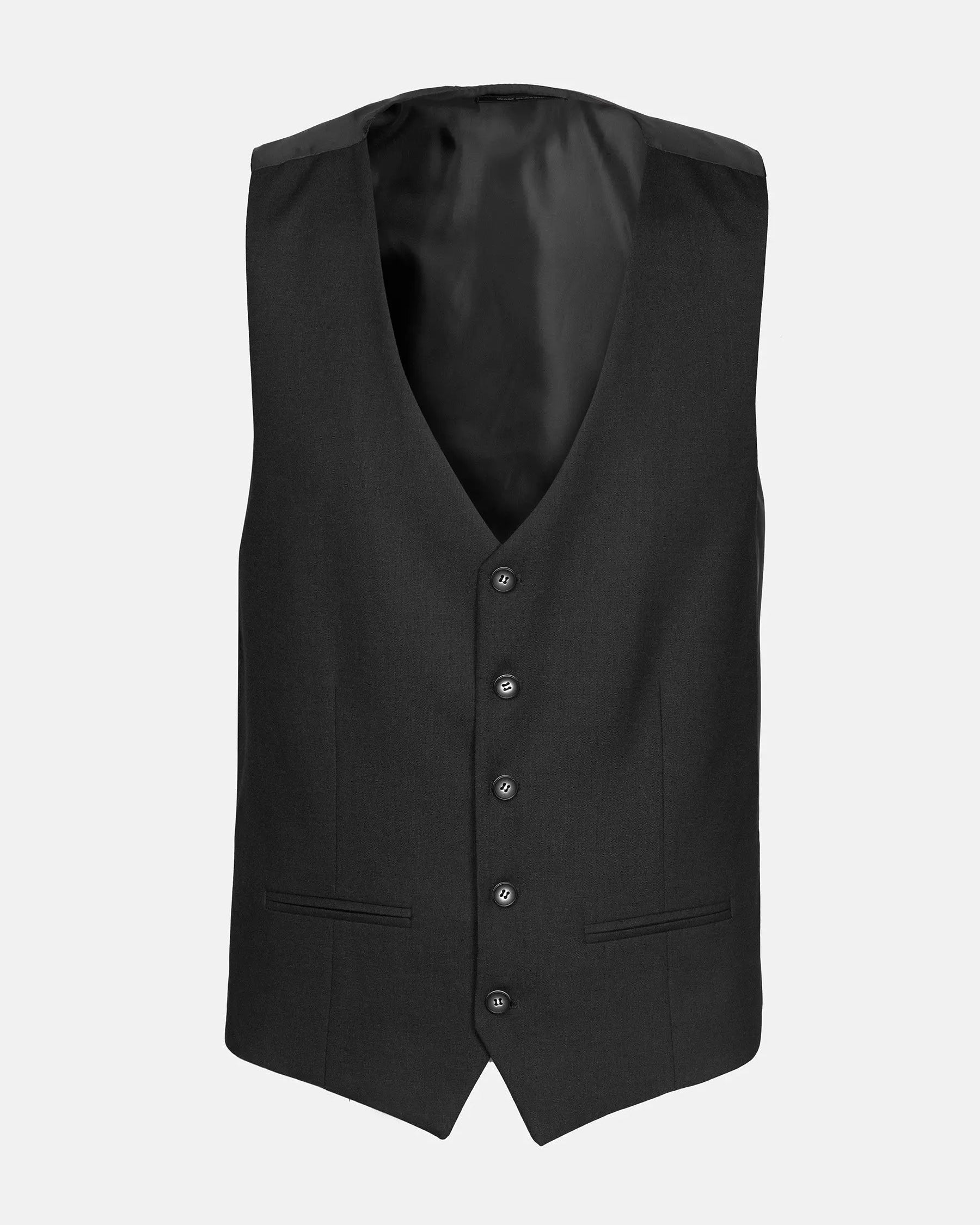 The Clarkson Black Suit Gilet Wam Denim