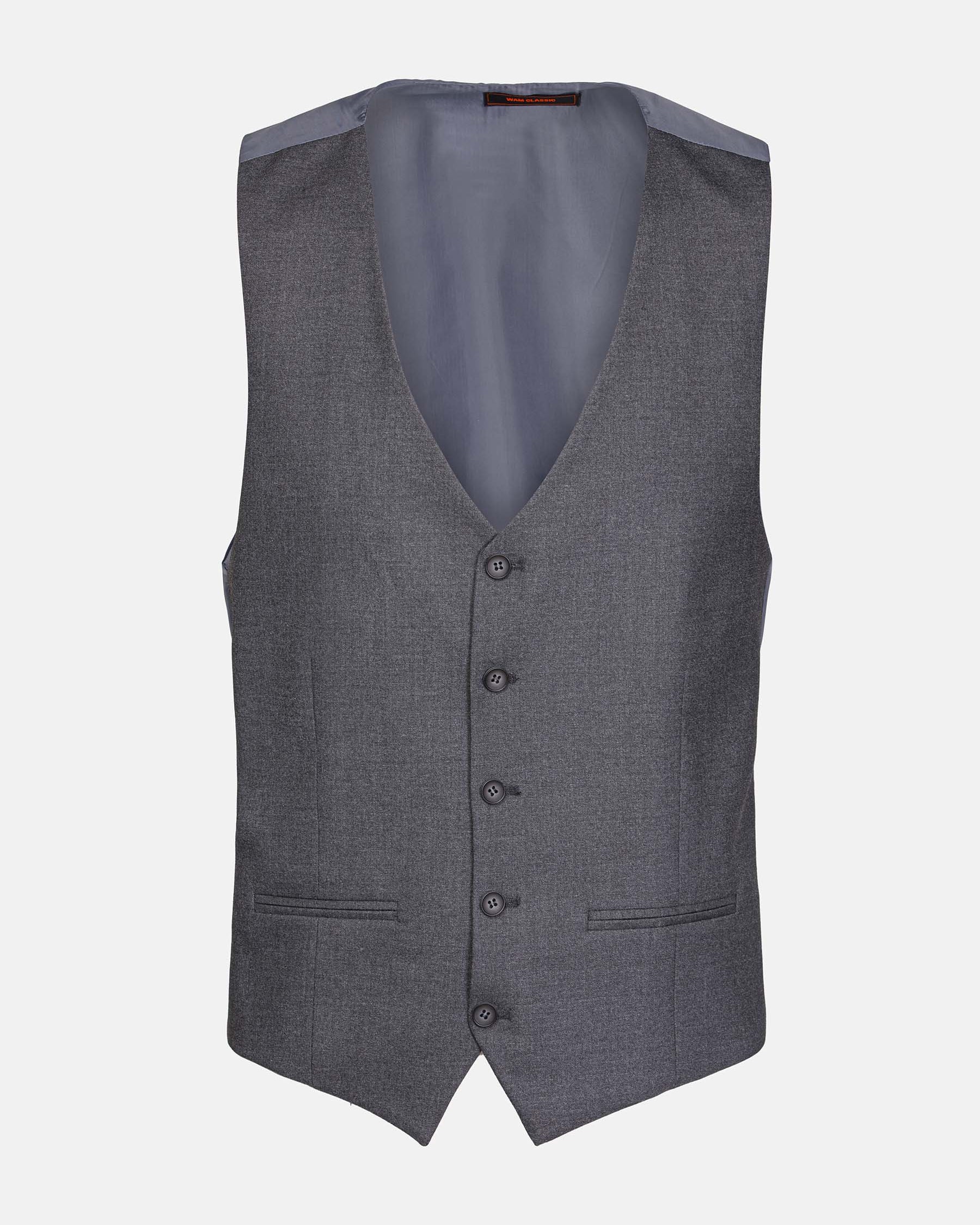The Clarkson Anthracite Suit Gilet Wam Denim