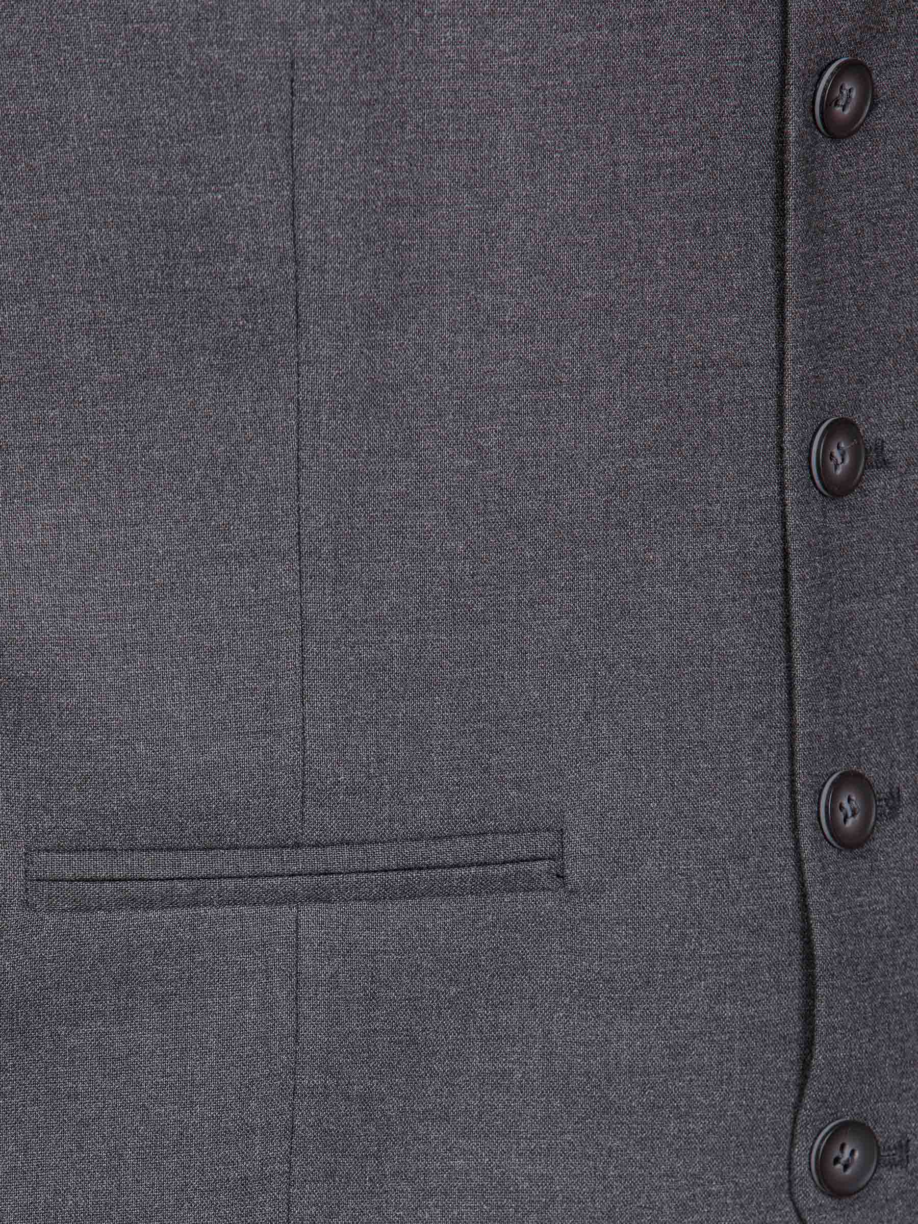 The Clarkson Anthracite Suit Gilet Wam Denim
