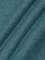 Teal textured fabric of Rustic Petrol Sweater close-up. – Wam Denim.