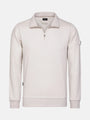 Stylish light beige Milburn Sweater with zipper. – Wam Denim.