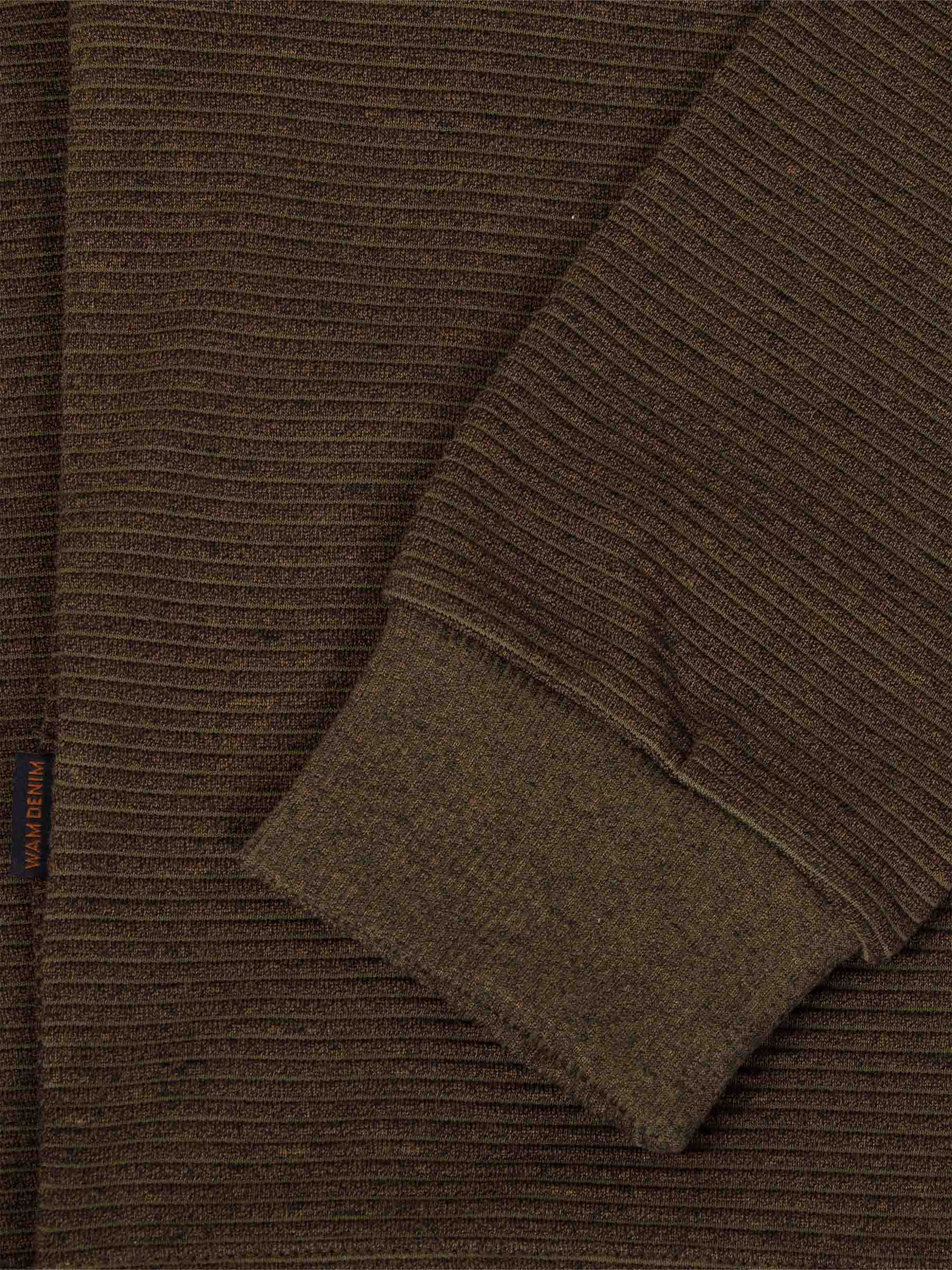Close-up of the ribbed cuff – Wam Denim.