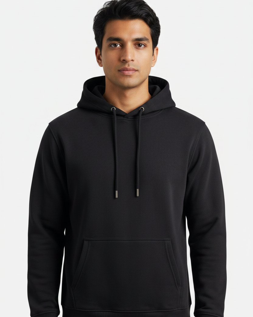 Black Hoodie – front