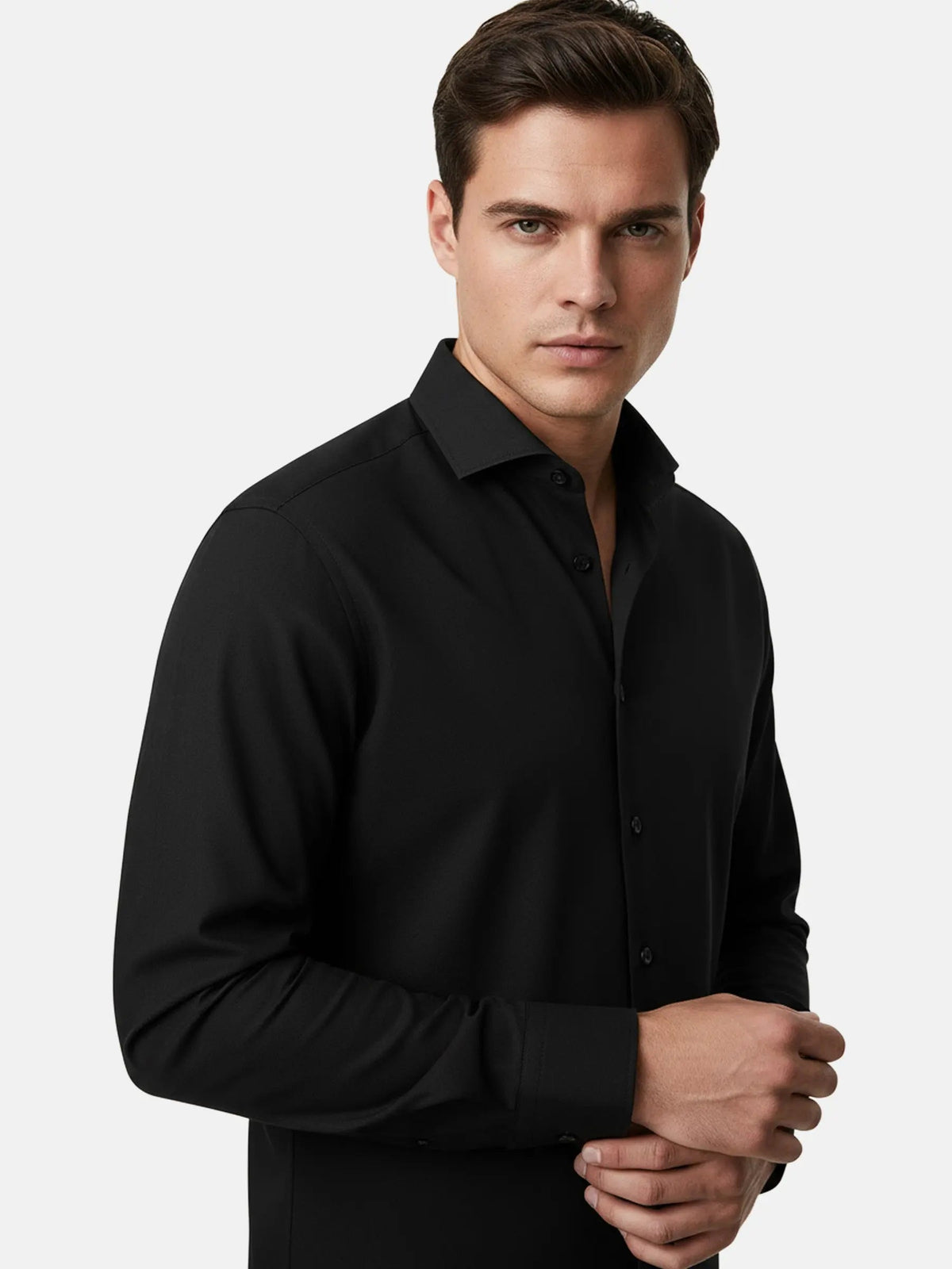 Overhemd Lange Mouw 75613 Burgos Black Wam Denim