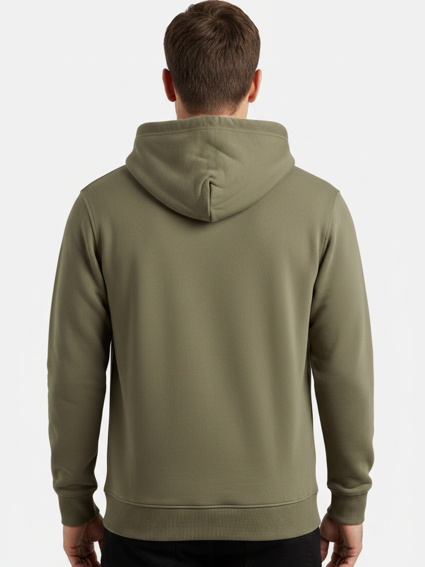 Dark Green Hoodie – back