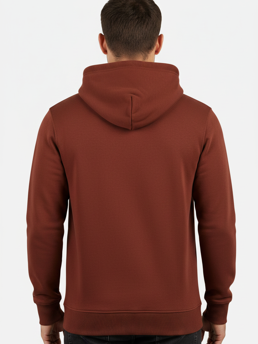 Dark Red Hoodie – back