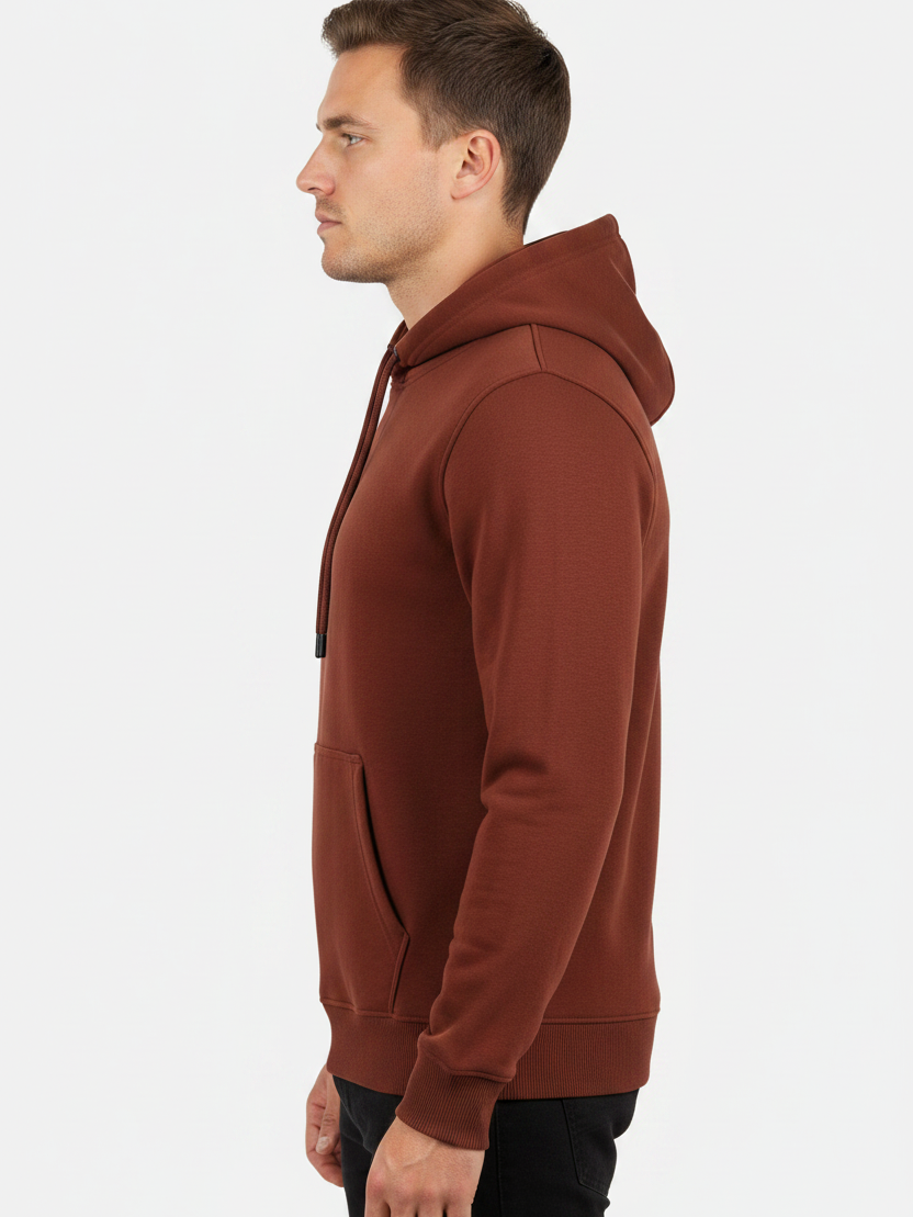 Dark Red Hoodie – side