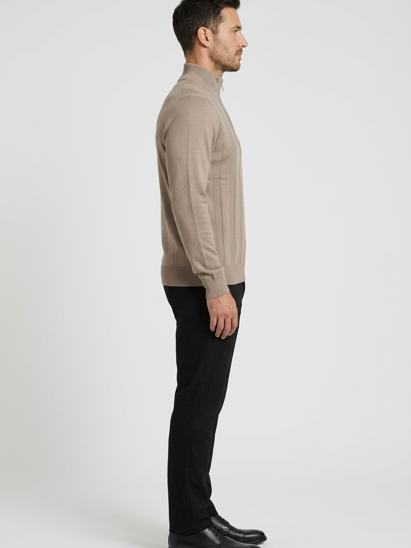 Pullover 76443 Mist Beige right side model view