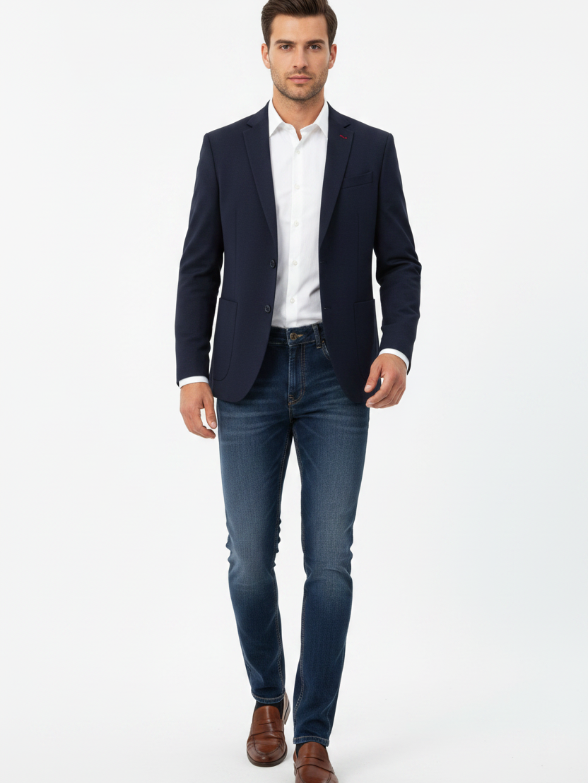 WAM DENIM Jeans 72453 Fenric Dark Blue - Lifestyle