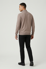 Pullover 76443 Mist Beige back three-quarter model view
