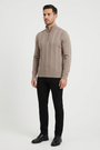 Pullover 76443 Mist Beige front-left model view