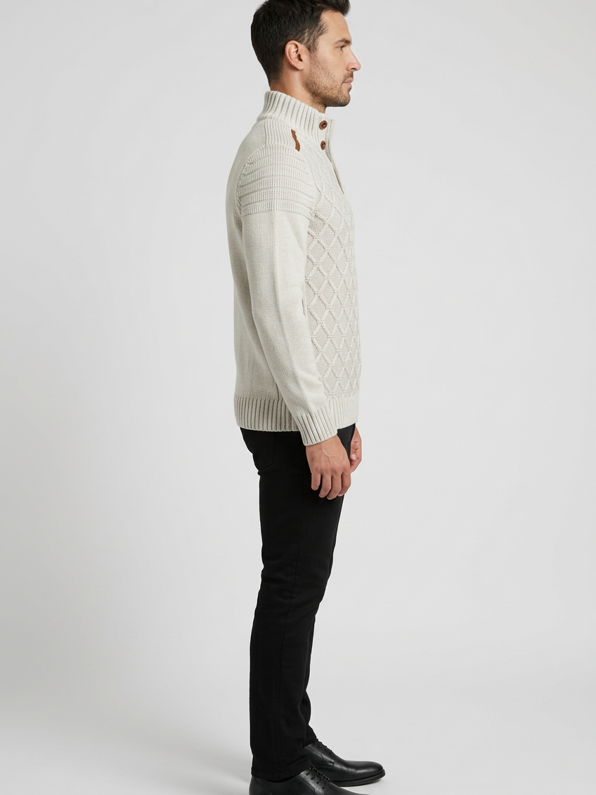 Sweater 77557 Ebony right side model view