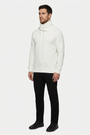 Kavrix Off White sweater on model, side view