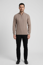 Pullover 76443 Mist Beige front model view