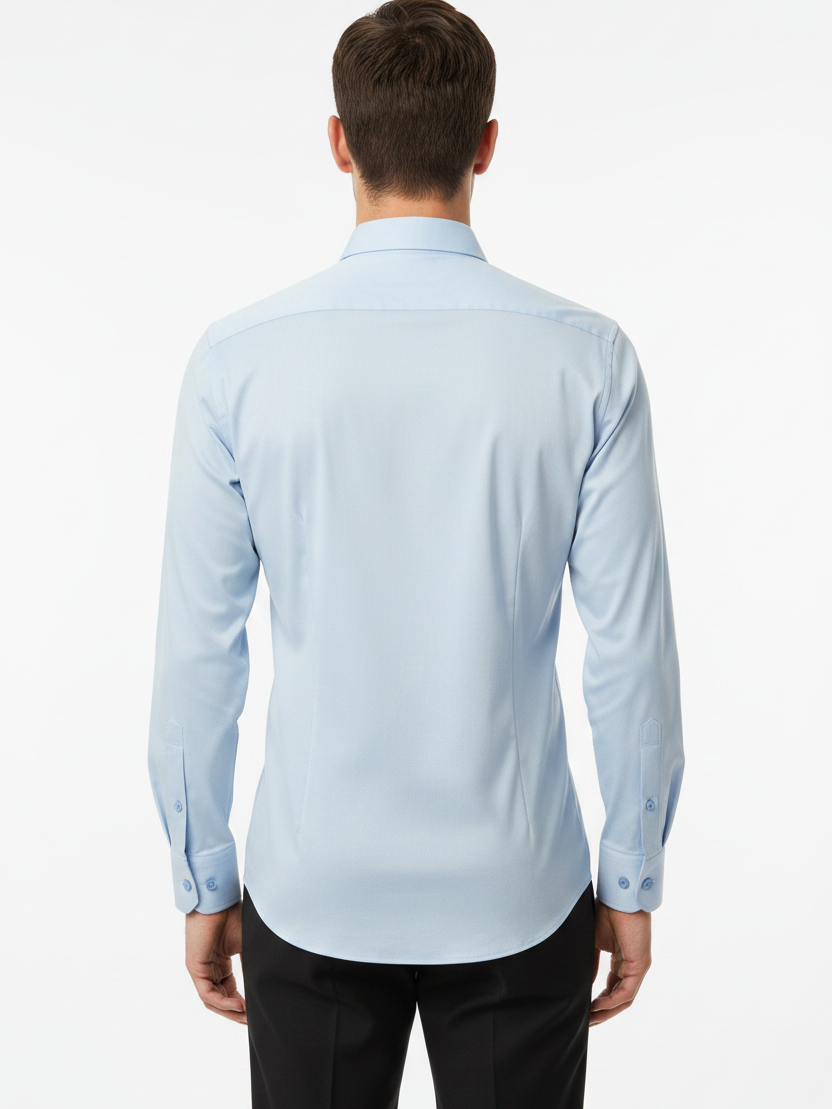 Full body back view