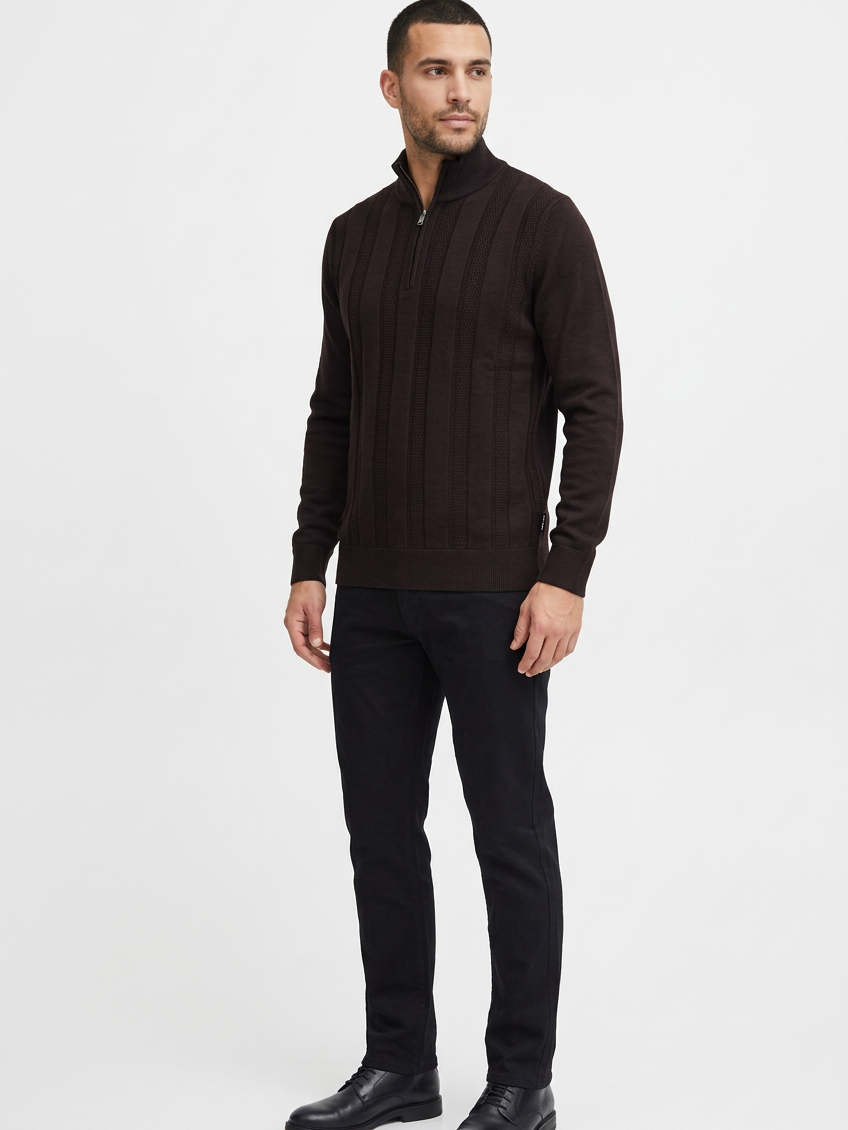 Pullover 76443 Mist Brown front-right model view