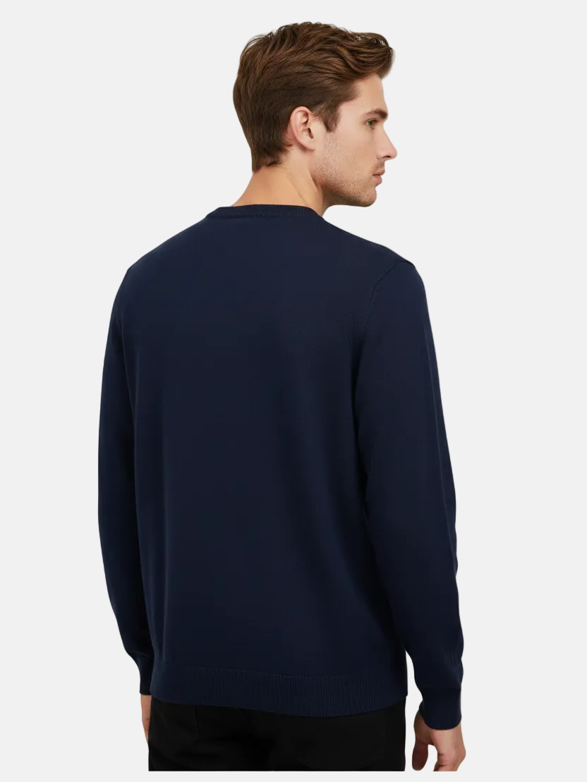 Thorn Blue Pullover - Back Upper Body
