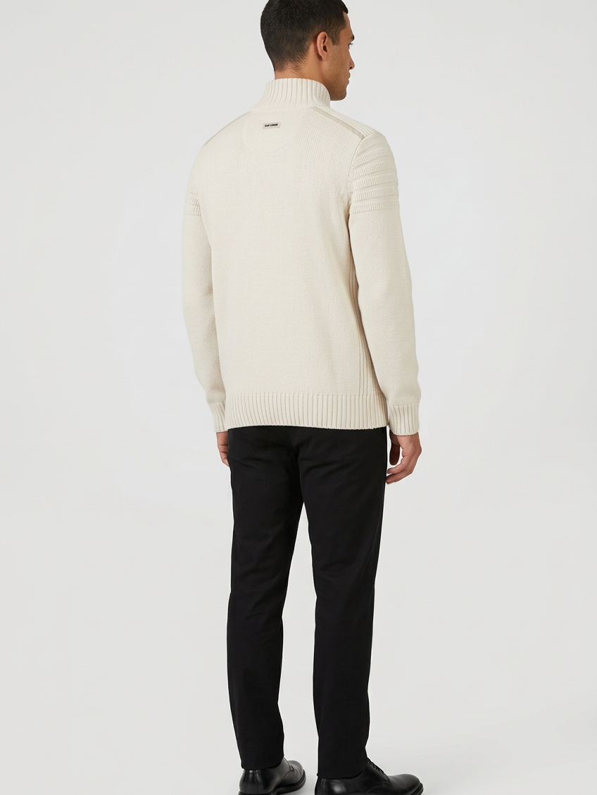 Sweater 77560 Crisp back three-quarter model view