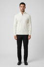 Pullover 76444 Sharp Off White front model view
