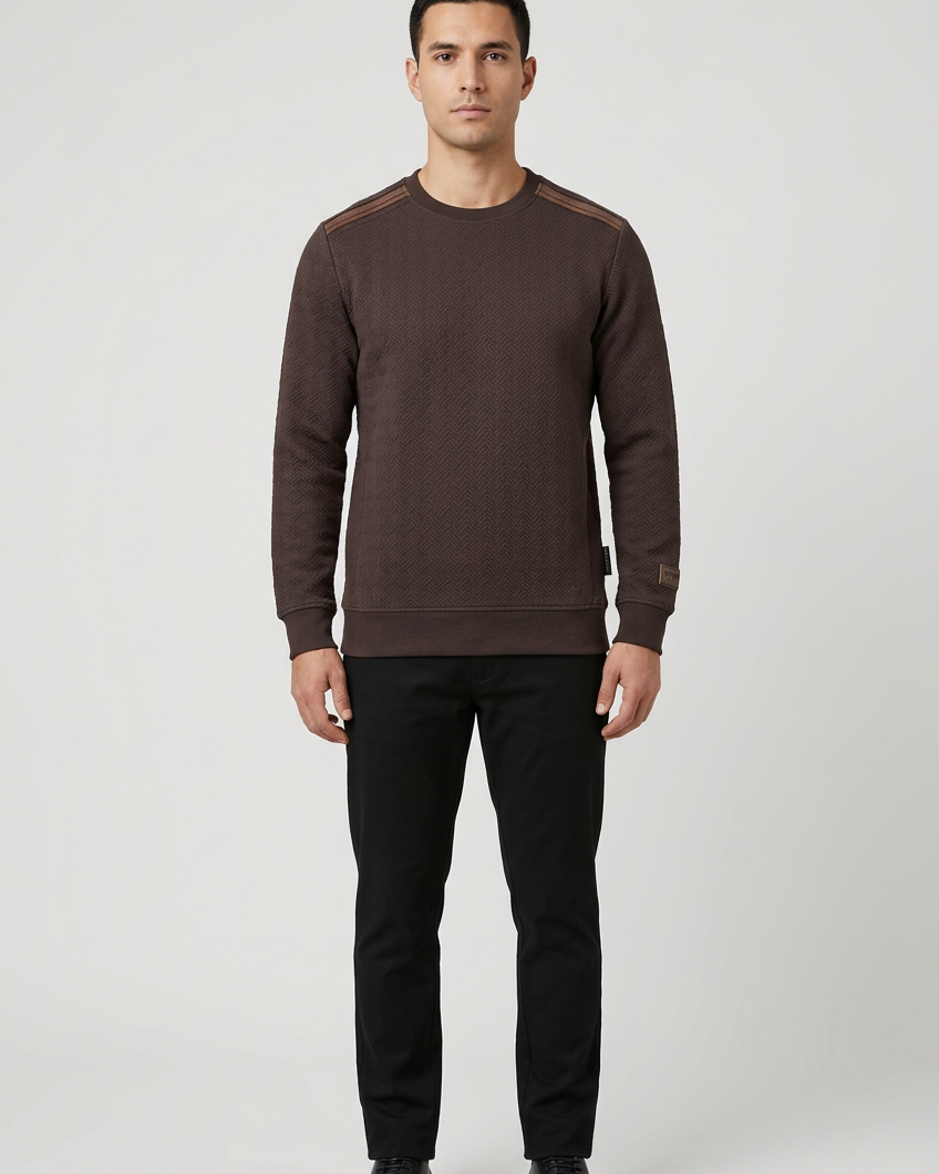 Sweater 76449 Thuron, front view on model
