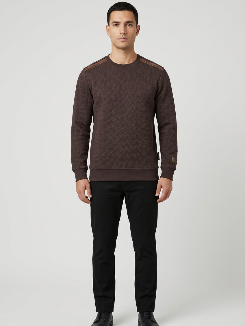 Sweater 76449 Thuron, front view on model
