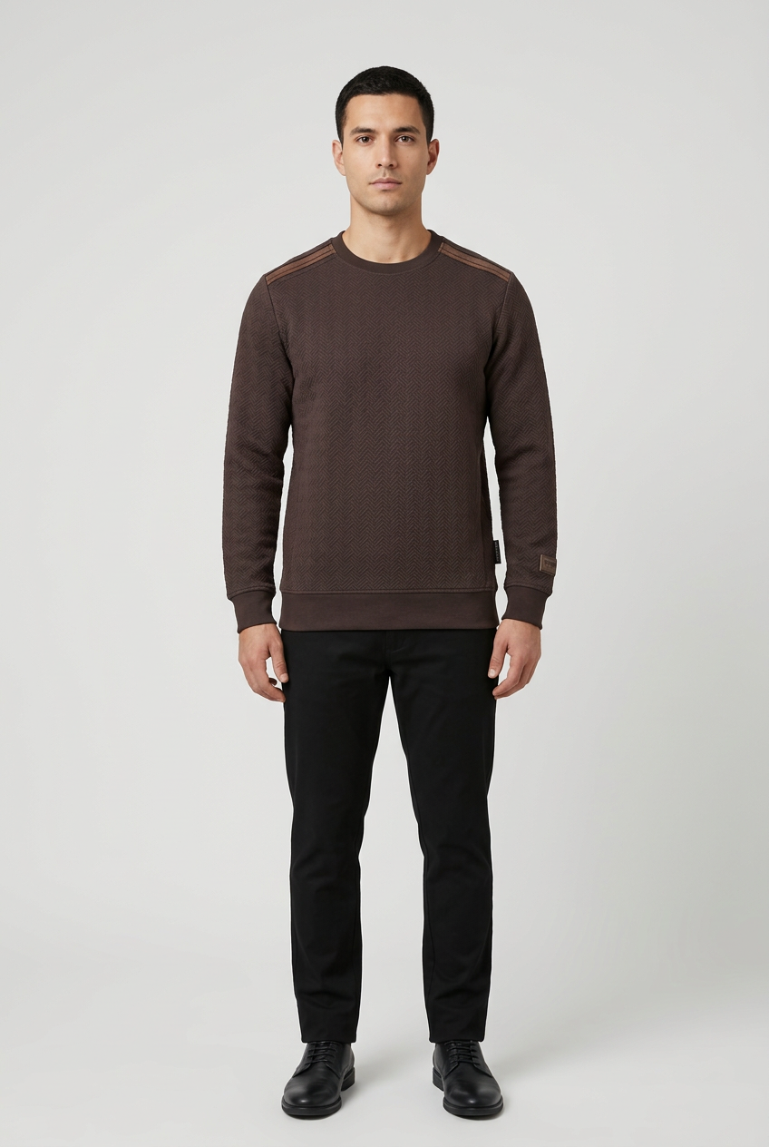 Sweater 76449 Thuron, front view on model
