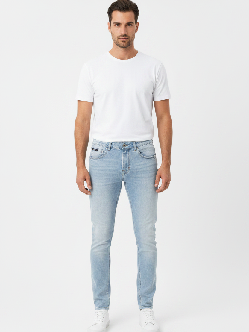 WAM DENIM Jeans 72452 Halvik Light Blue - Front View