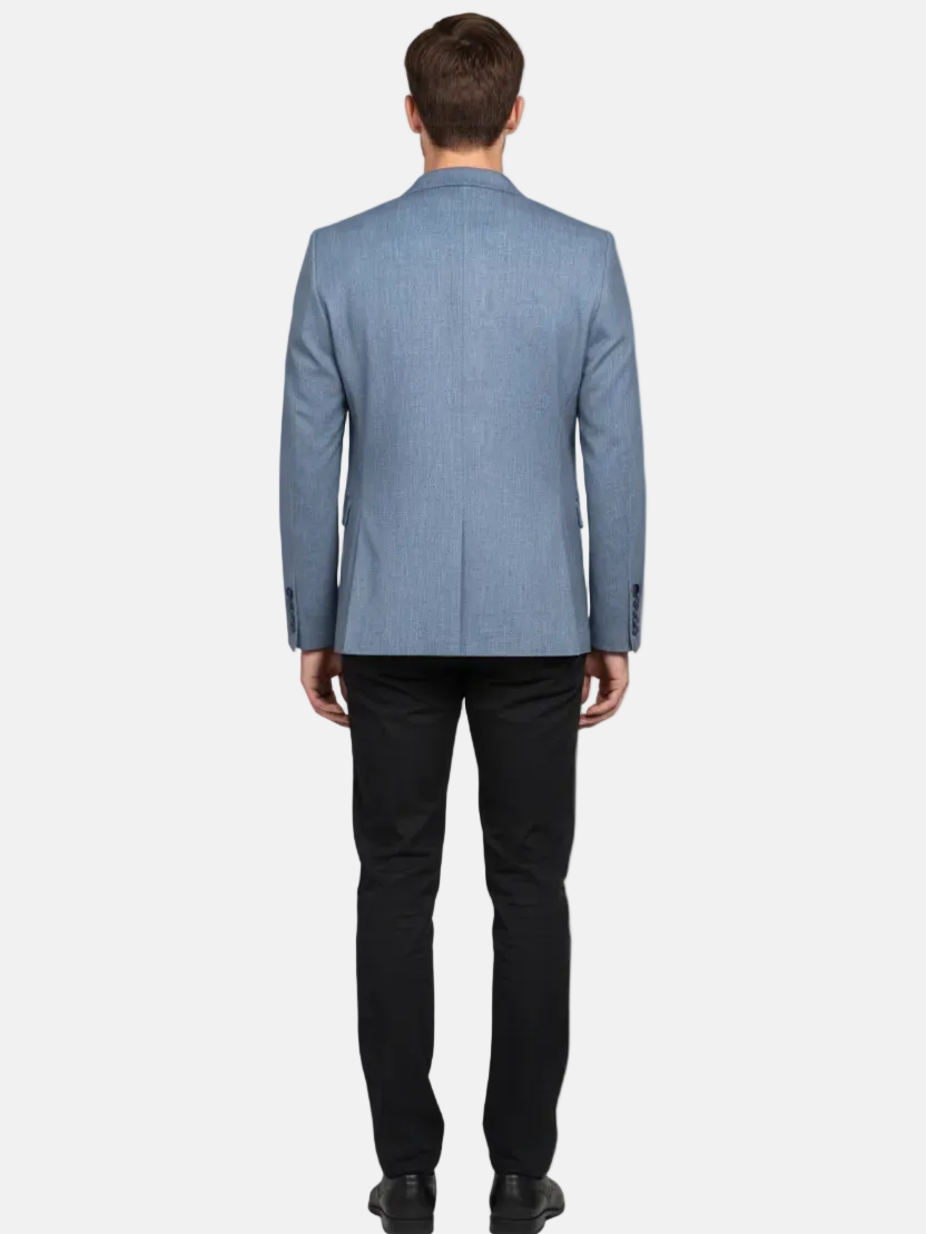 Vindor Indigo Blazer - Back