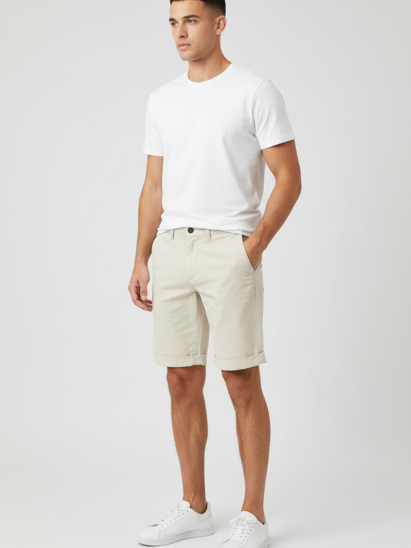 Zurex Chino Shorts - Front Three Quarter