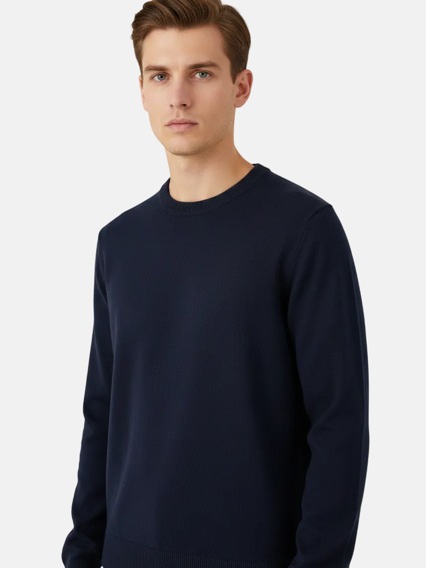 Thorn Blue Pullover - Front Upper Body