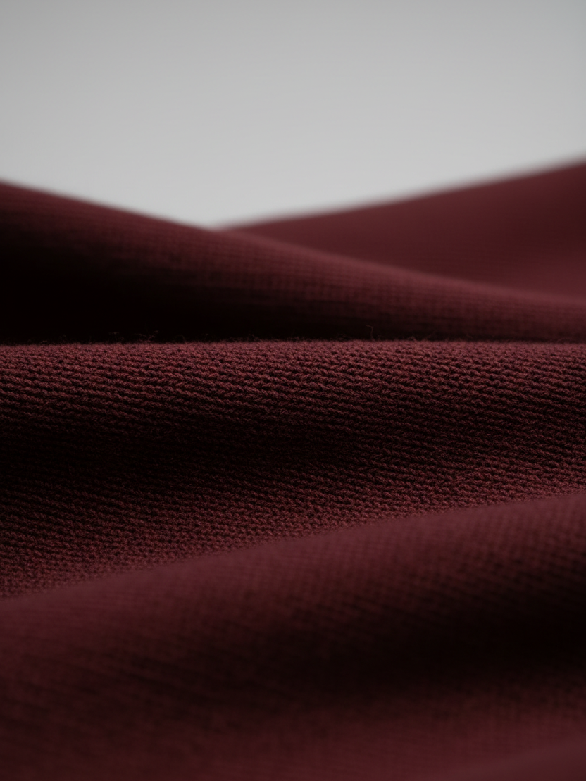 Thorn Dark Red Pullover - Fabric