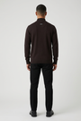 Pullover 76443 Mist Brown back model view