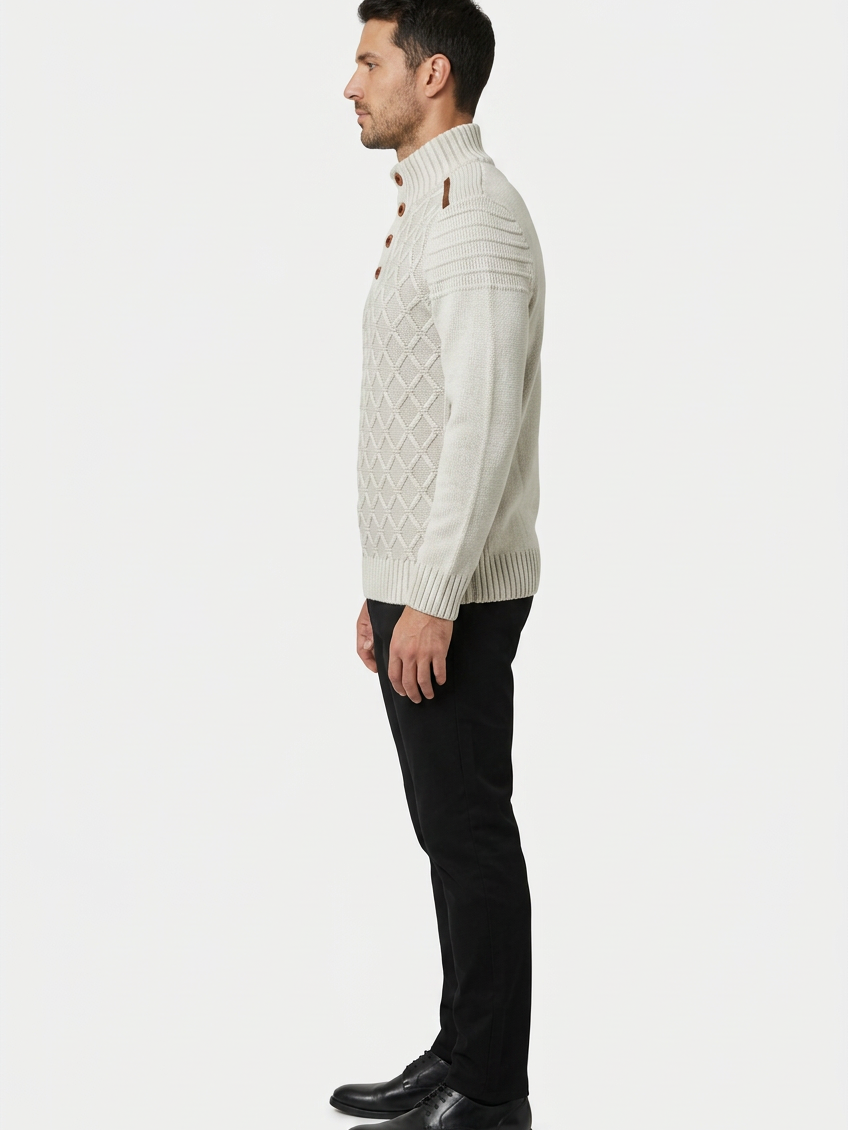 Sweater 77557 Ebony left side model view