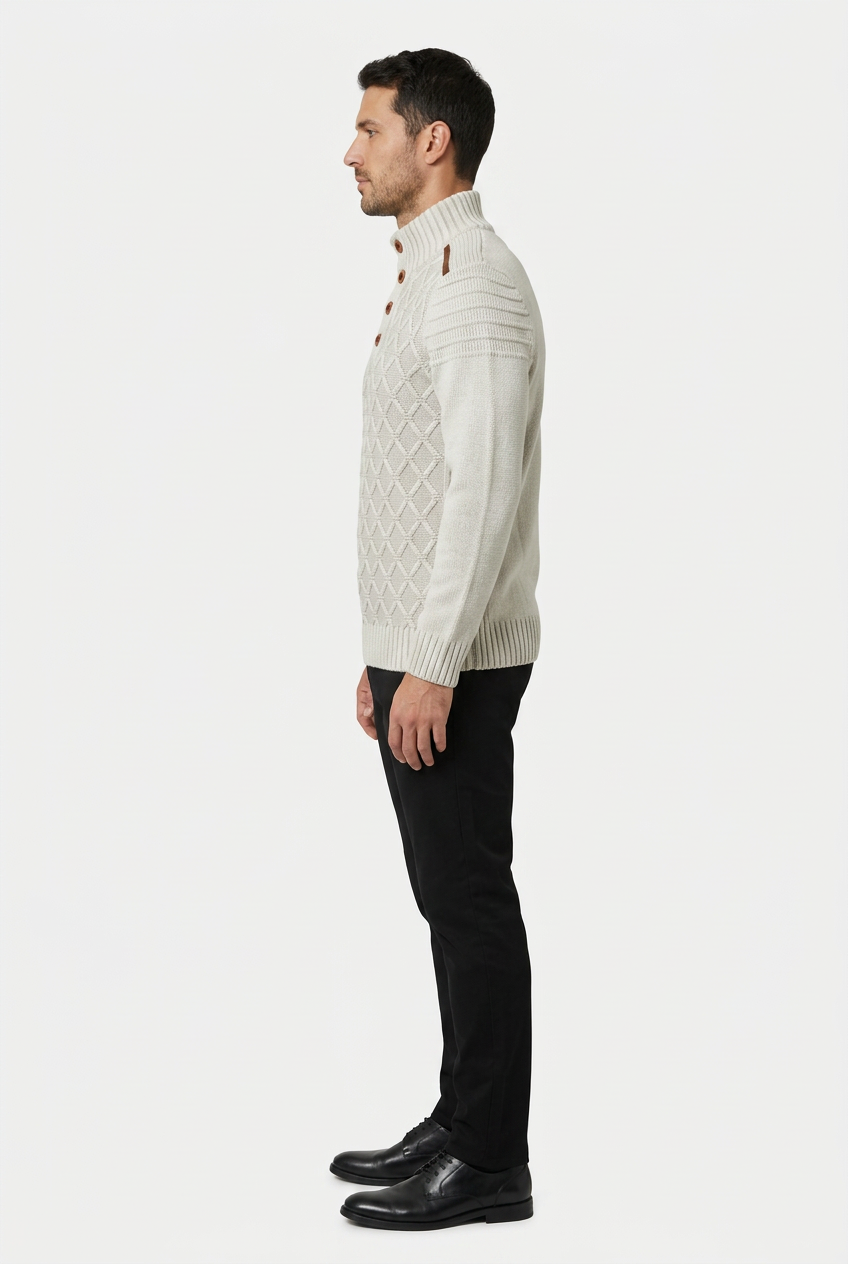 Sweater 77557 Ebony left side model view
