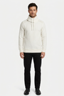 Kavrix Off White sweater on model, front view