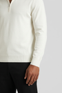Pullover 76444 Sharp Off White knit cuff and hem detail
