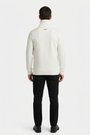 Kavrix Off White sweater on model, back view