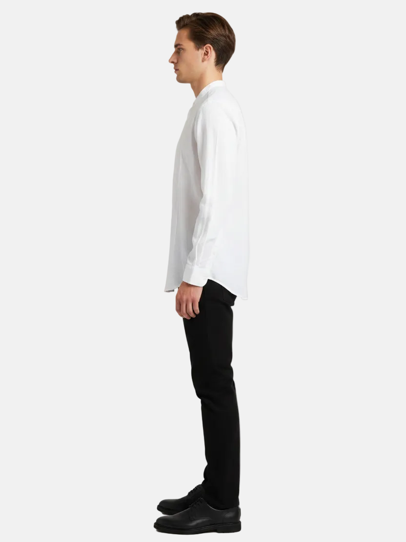 Merax White Long Sleeve Shirt - Side View