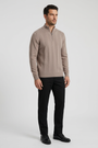 Pullover 76443 Mist Beige front-right model view
