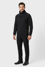 Kavrix Black sweater on model, side view