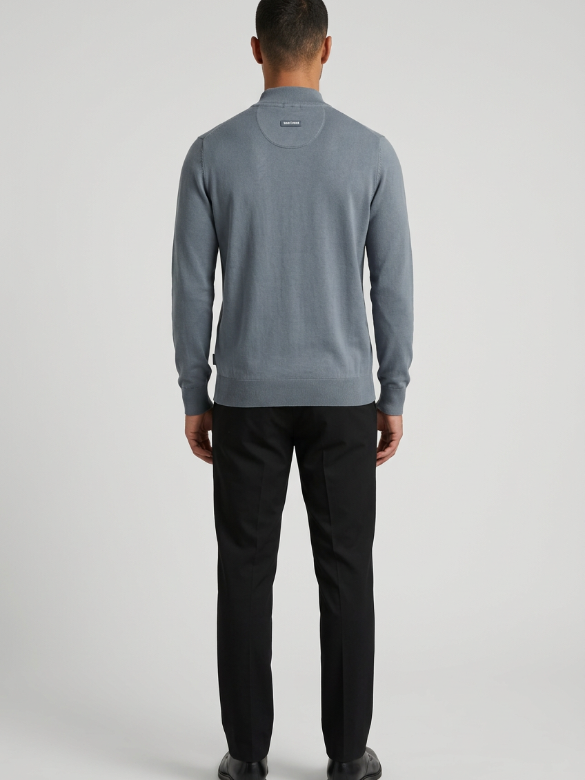 Pullover 76441 Lux Anthracite back model view