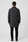 Trek winter jacket on model, back view