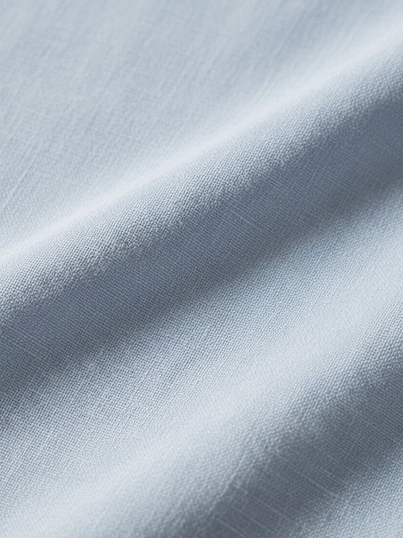 Merax Blue Long Sleeve Shirt - Fabric