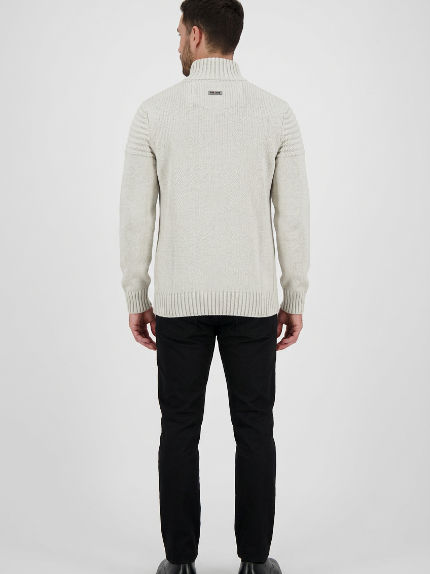Sweater 77557 Ebony back model view