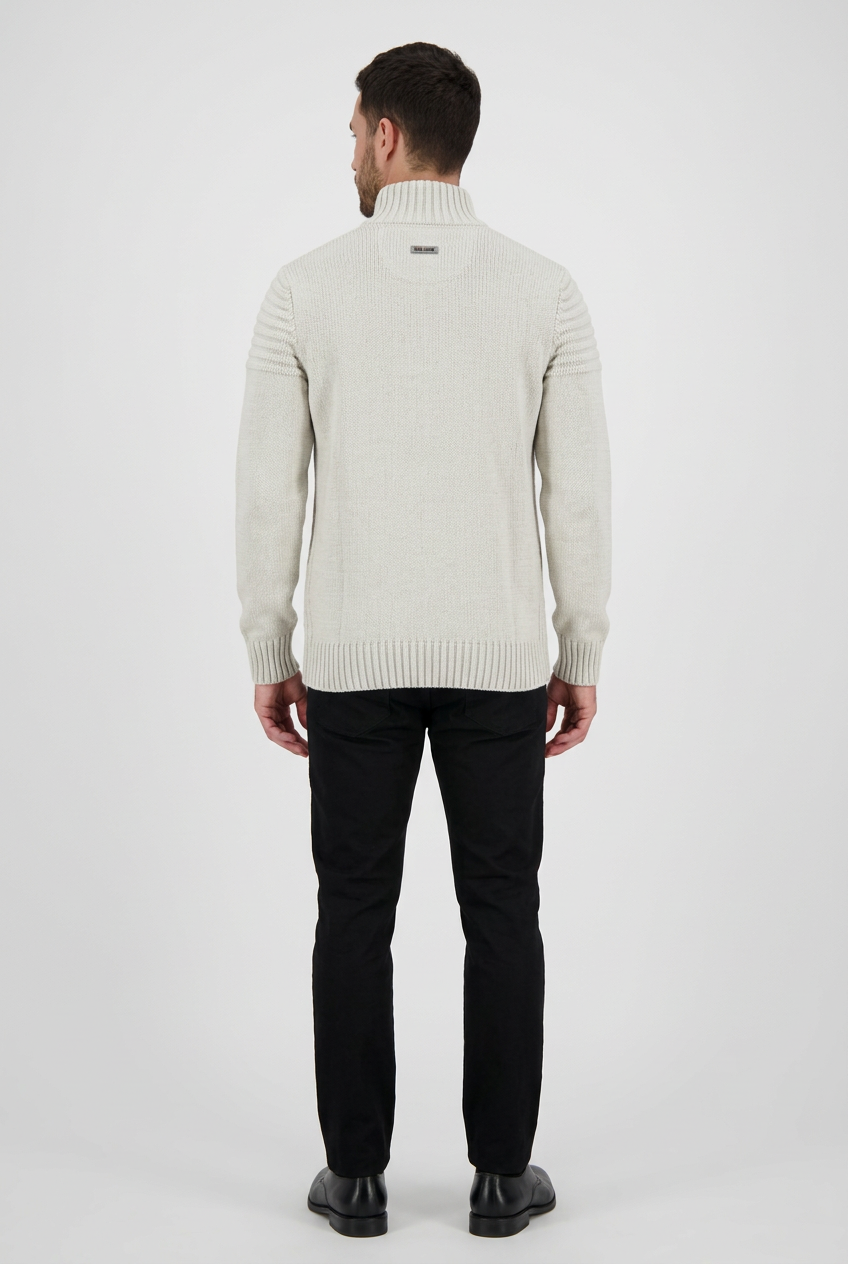 Sweater 77557 Ebony back model view