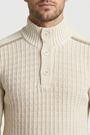 Sweater 77560 Crisp collar and button detail
