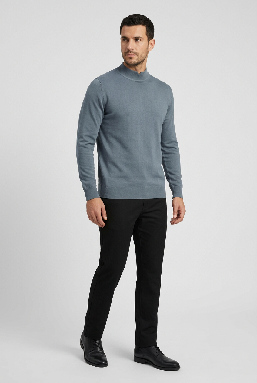 Pullover 76441 Lux Anthracite front-right model view