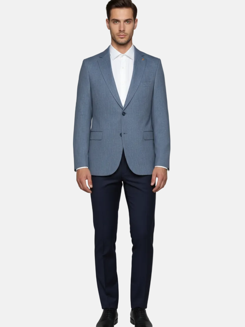 Vindor Indigo Blazer - Styled